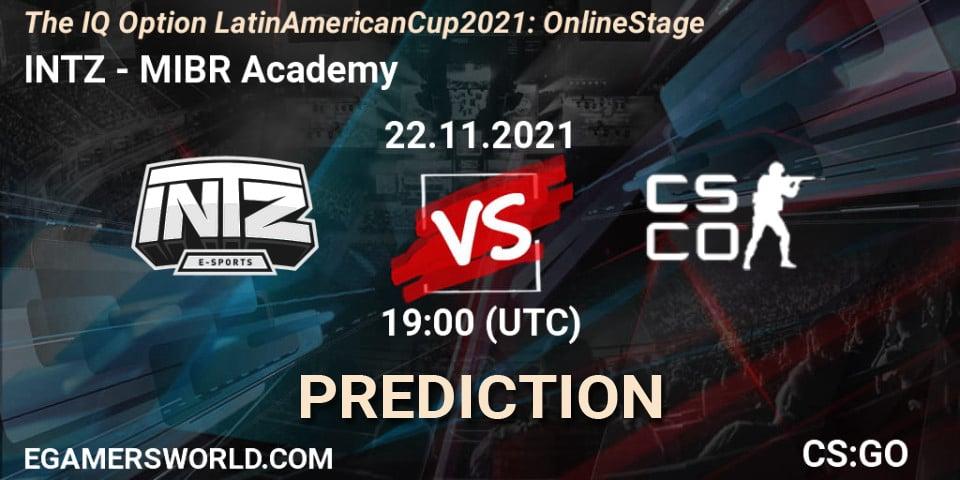 INTZ vs MIBR Academy: Betting TIp, Match Prediction. 22.11.21. CS2 (CS:GO), The IQ Option Latin American Cup 2021: Online Stage