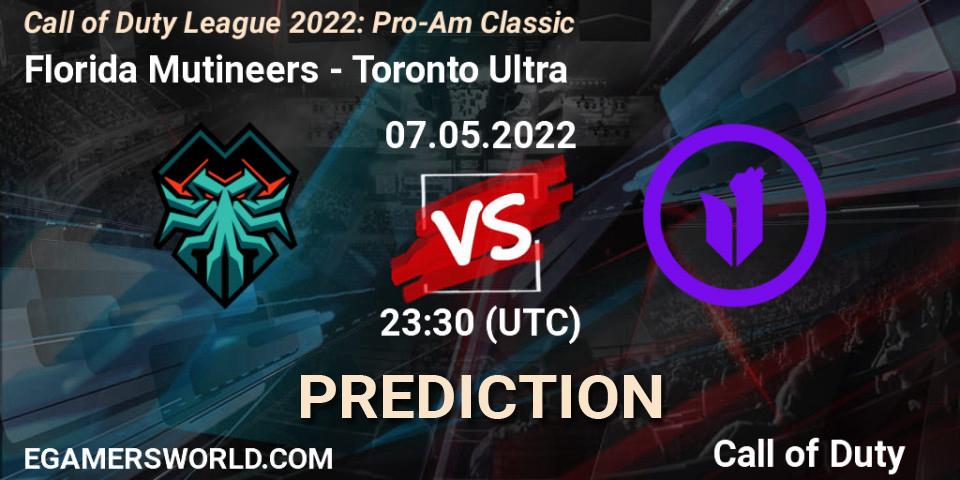 Florida Mutineers vs Toronto Ultra: Betting TIp, Match Prediction. 07.05.2022 at 20:30. Call of Duty, Call of Duty League 2022: Pro-Am Classic