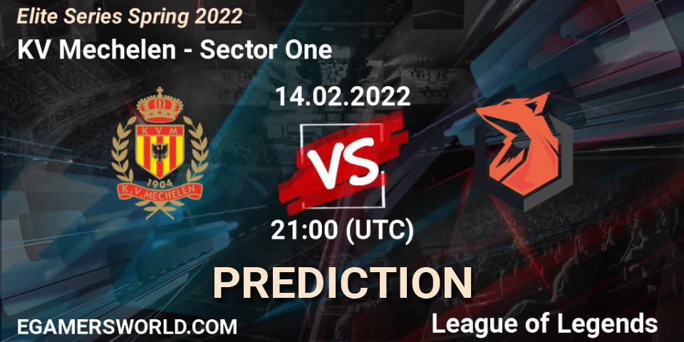 KV Mechelen vs Sector One: Betting TIp, Match Prediction. 14.02.2022 at 21:00. LoL, Elite Series Spring 2022