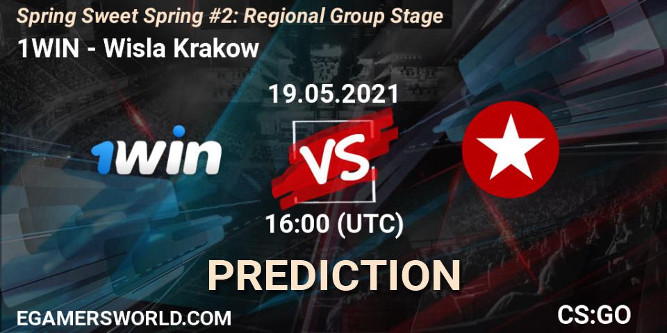 1WIN vs Wisla Krakow: Betting TIp, Match Prediction. 19.05.21. CS2 (CS:GO), Spring Sweet Spring #2: Regional Group Stage