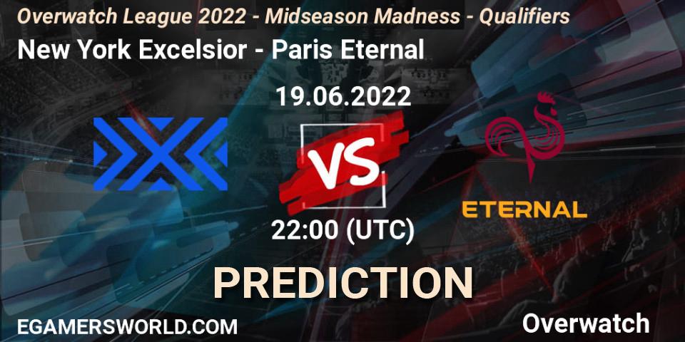 New York Excelsior vs Paris Eternal: Betting TIp, Match Prediction. 19.06.22. Overwatch, Overwatch League 2022 - Midseason Madness - Qualifiers