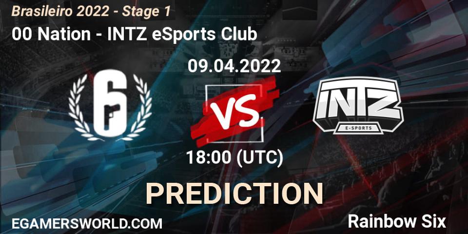 00 Nation vs INTZ eSports Club: Betting TIp, Match Prediction. 09.04.22. Rainbow Six, Brasileirão 2022 - Stage 1