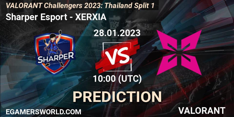 Sharper Esport vs XERXIA: Betting TIp, Match Prediction. 28.01.23. VALORANT, VALORANT Challengers 2023: Thailand Split 1