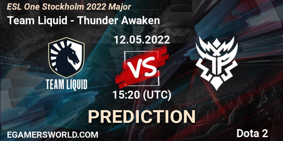 Team Liquid vs Thunder Awaken: Betting TIp, Match Prediction. 12.05.22. Dota 2, ESL One Stockholm 2022 Major