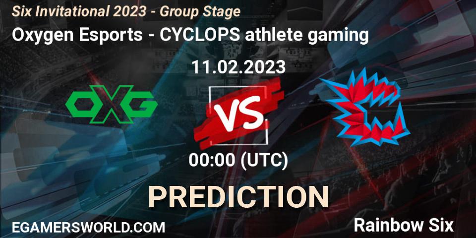 Oxygen Esports vs CYCLOPS athlete gaming: Betting TIp, Match Prediction. 11.02.23. Rainbow Six, Six Invitational 2023 - Group Stage