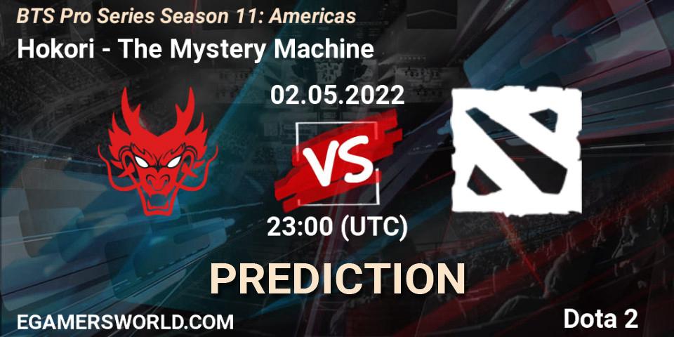 Hokori vs The Mystery Machine: Betting TIp, Match Prediction. 02.05.2022 at 21:00. Dota 2, BTS Pro Series Season 11: Americas