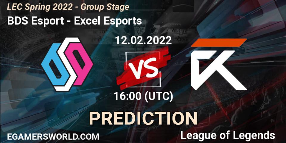 BDS Esport vs Excel Esports: Betting TIp, Match Prediction. 12.02.22. LoL, LEC Spring 2022 - Group Stage