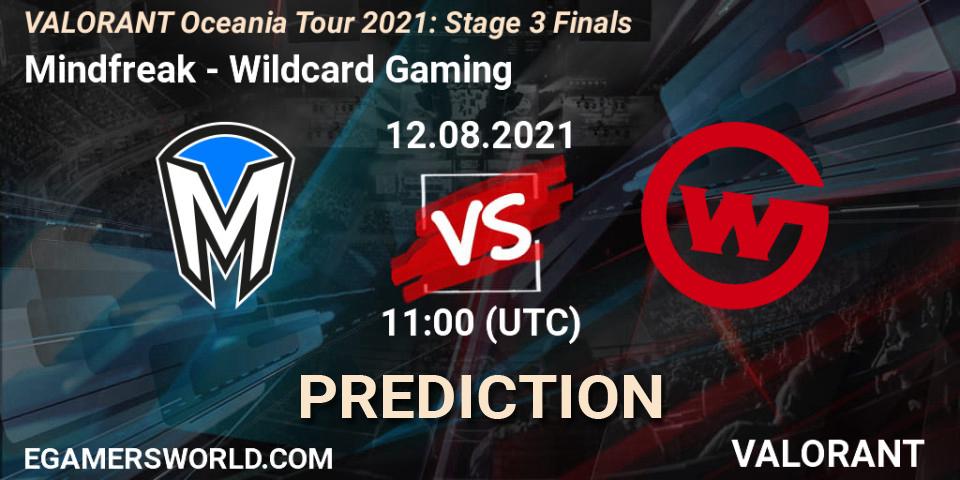 Mindfreak vs Wildcard Gaming: Betting TIp, Match Prediction. 12.08.2021 at 11:00. VALORANT, VALORANT Oceania Tour 2021: Stage 3 Finals