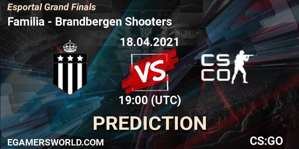 Familia vs Brandbergen Shooters: Betting TIp, Match Prediction. 18.04.21. CS2 (CS:GO), Esportal Grand Finals