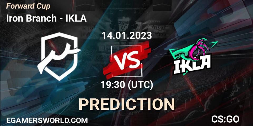 Iron Branch vs IKLA: Betting TIp, Match Prediction. 15.01.2023 at 19:00. Counter-Strike (CS2), Forward Cup