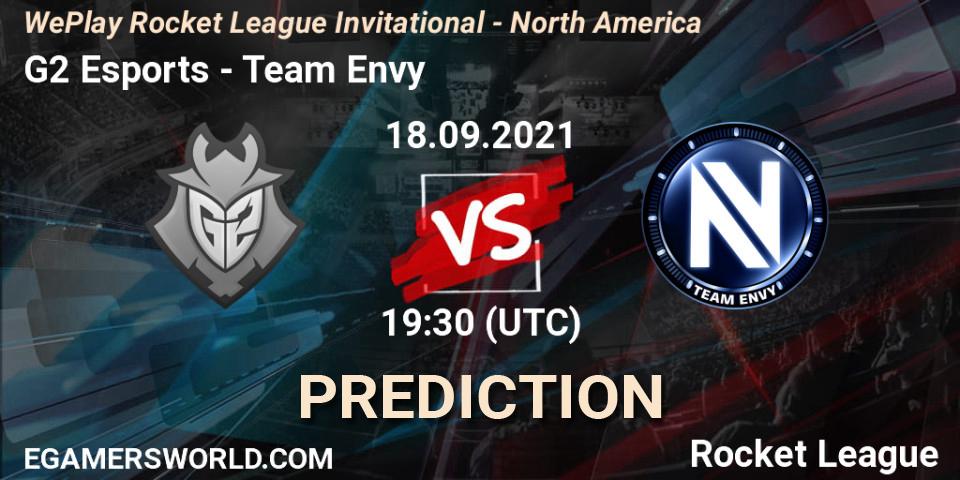 G2 Esports vs Team Envy: Betting TIp, Match Prediction. 18.09.21. Rocket League, WePlay Rocket League Invitational - North America