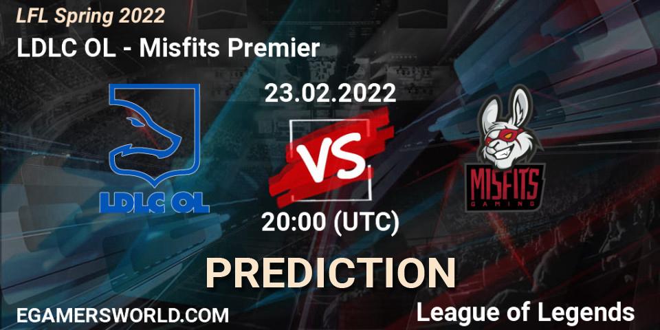 LDLC OL vs Misfits Premier: Betting TIp, Match Prediction. 23.02.22. LoL, LFL Spring 2022