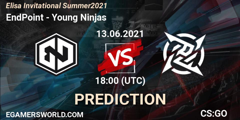 EndPoint vs Young Ninjas: Betting TIp, Match Prediction. 13.06.21. CS2 (CS:GO), Elisa Invitational Summer 2021