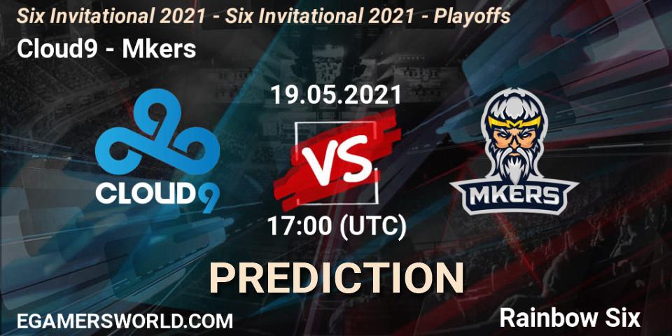 Cloud9 vs Mkers: Betting TIp, Match Prediction. 19.05.2021 at 16:35. Rainbow Six, Six Invitational 2021 - Six Invitational 2021 - Playoffs