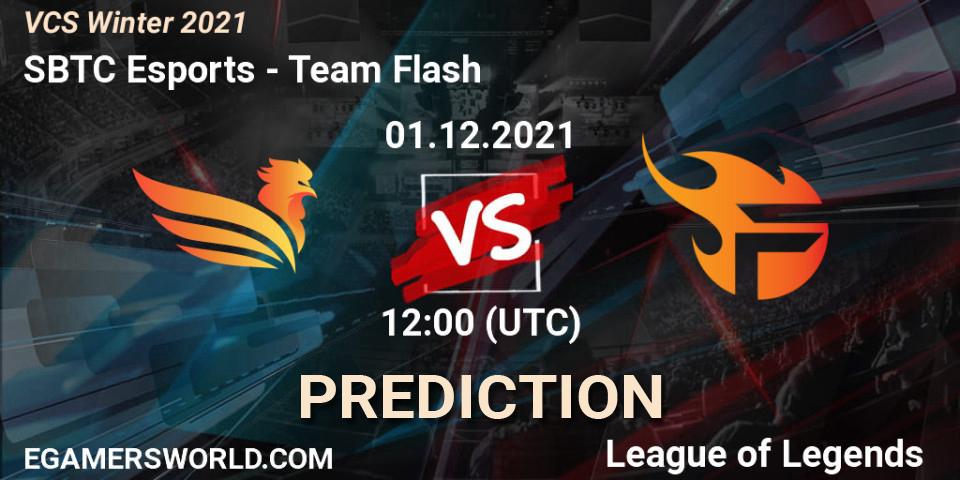 SBTC Esports vs Team Flash: Betting TIp, Match Prediction. 01.12.21. LoL, VCS Winter 2021