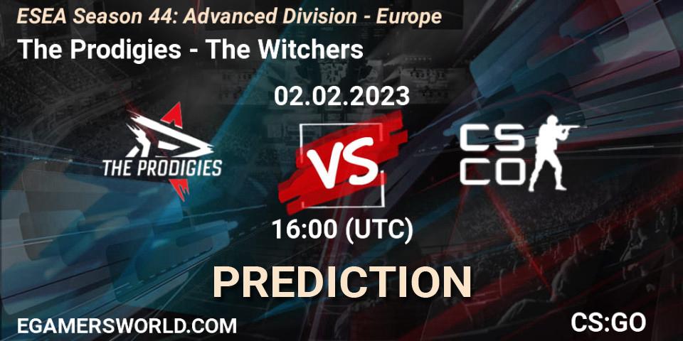 The Prodigies vs The Witchers: Betting TIp, Match Prediction. 02.02.23. CS2 (CS:GO), ESEA Season 44: Advanced Division - Europe