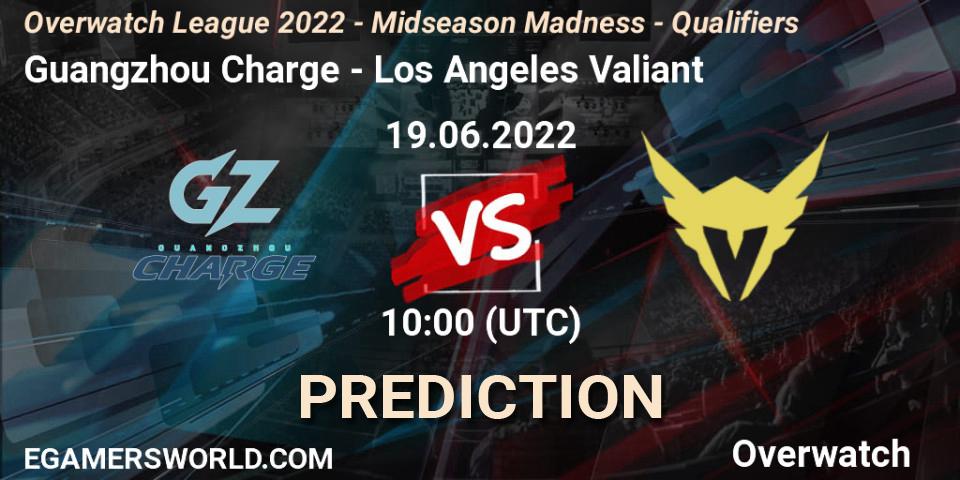 Guangzhou Charge vs Los Angeles Valiant: Betting TIp, Match Prediction. 26.06.22. Overwatch, Overwatch League 2022 - Midseason Madness - Qualifiers