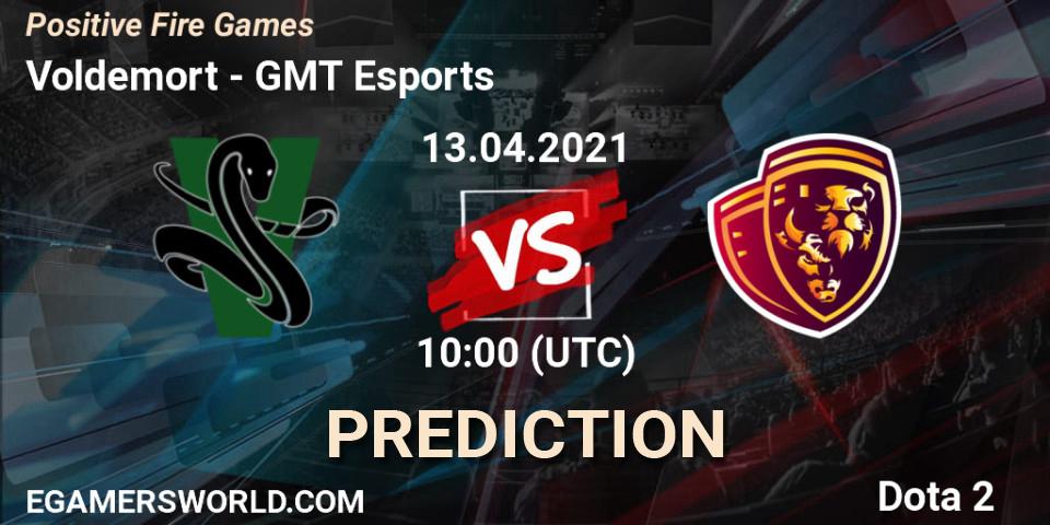 Voldemort vs GMT Esports: Betting TIp, Match Prediction. 13.04.21. Dota 2, Positive Fire Games