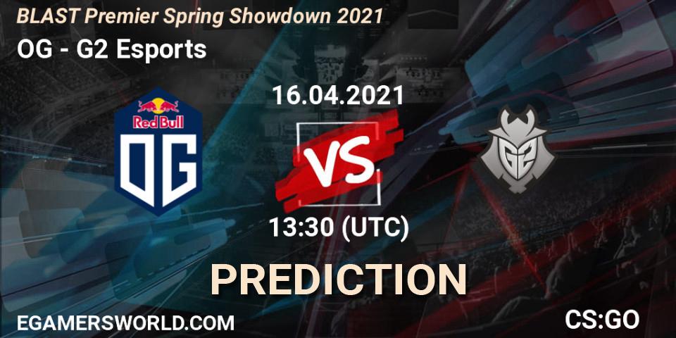 OG vs G2 Esports: Betting TIp, Match Prediction. 16.04.21. CS2 (CS:GO), BLAST Premier Spring Showdown 2021