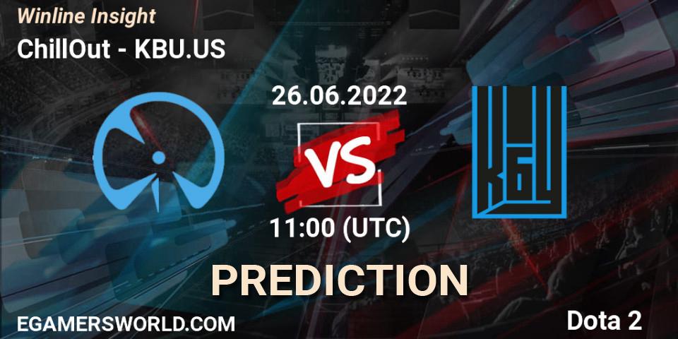 ChillOut vs KBU.US: Betting TIp, Match Prediction. 22.06.2022 at 11:30. Dota 2, Winline Insight