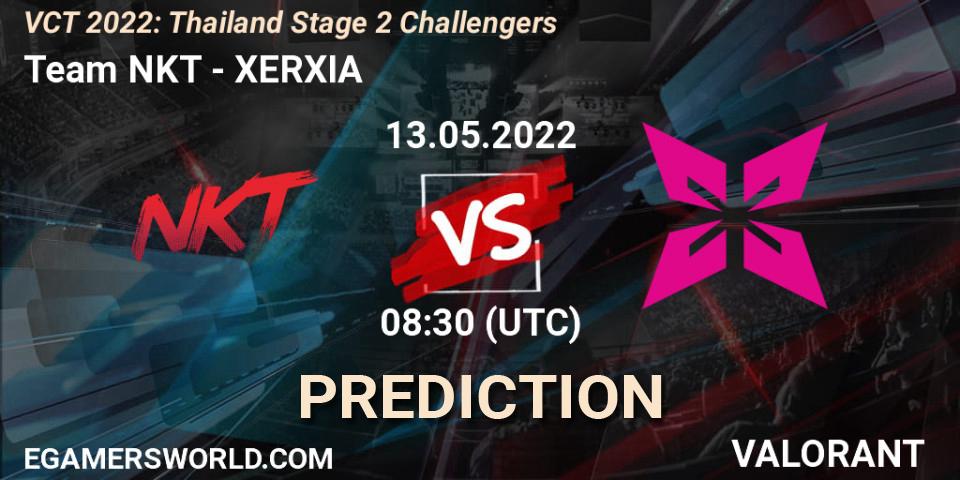 Team NKT vs XERXIA: Betting TIp, Match Prediction. 13.05.2022 at 08:30. VALORANT, VCT 2022: Thailand Stage 2 Challengers