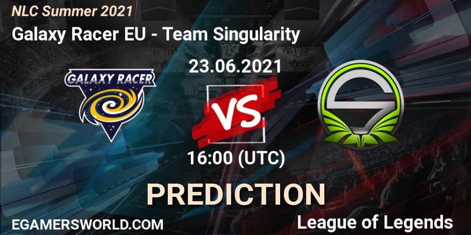 Galaxy Racer EU vs Team Singularity: Betting TIp, Match Prediction. 23.06.2021 at 16:00. LoL, NLC Summer 2021