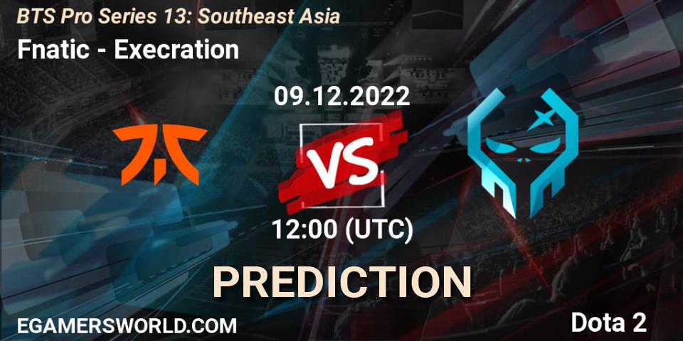 Fnatic vs Execration: Betting TIp, Match Prediction. 09.12.22. Dota 2, BTS Pro Series 13: Southeast Asia