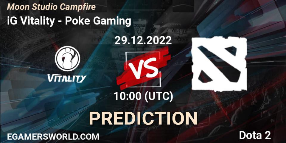 iG Vitality vs Poke Gaming: Betting TIp, Match Prediction. 29.12.2022 at 10:30. Dota 2, Moon Studio Campfire