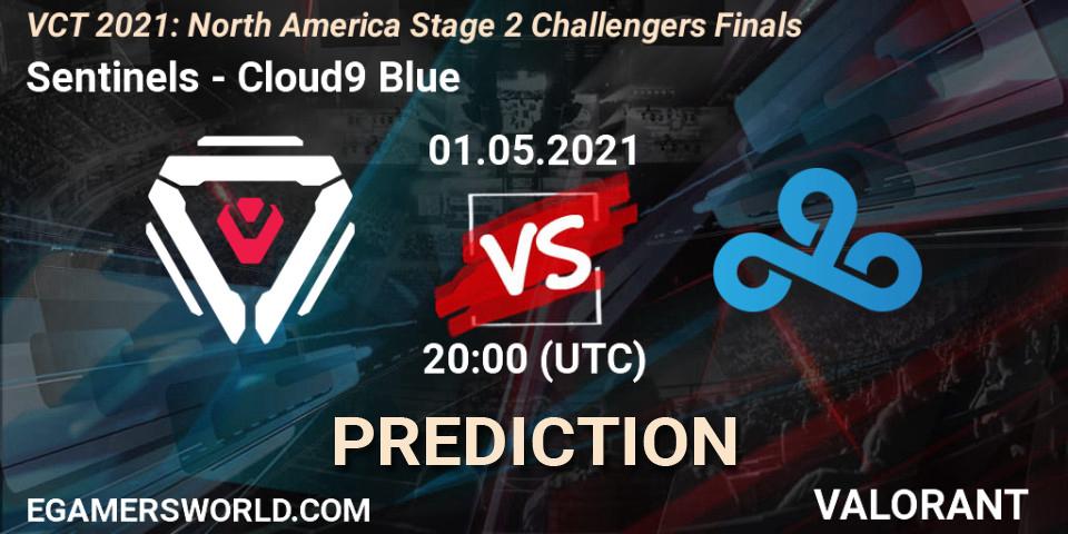 Sentinels vs Cloud9 Blue: Betting TIp, Match Prediction. 01.05.21. VALORANT, VCT 2021: North America Stage 2 Challengers Finals