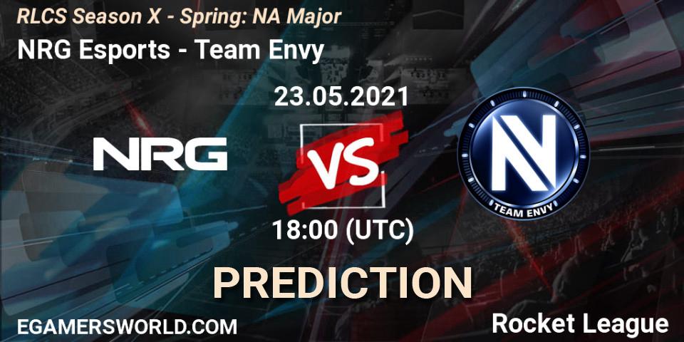 NRG Esports vs Team Envy: Betting TIp, Match Prediction. 23.05.21. Rocket League, RLCS Season X - Spring: NA Major