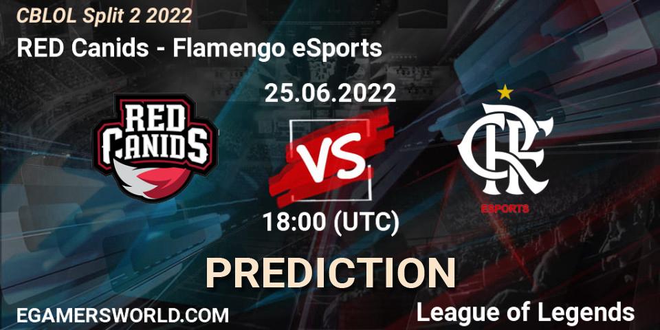 RED Canids vs Flamengo eSports: Betting TIp, Match Prediction. 25.06.22. LoL, CBLOL Split 2 2022