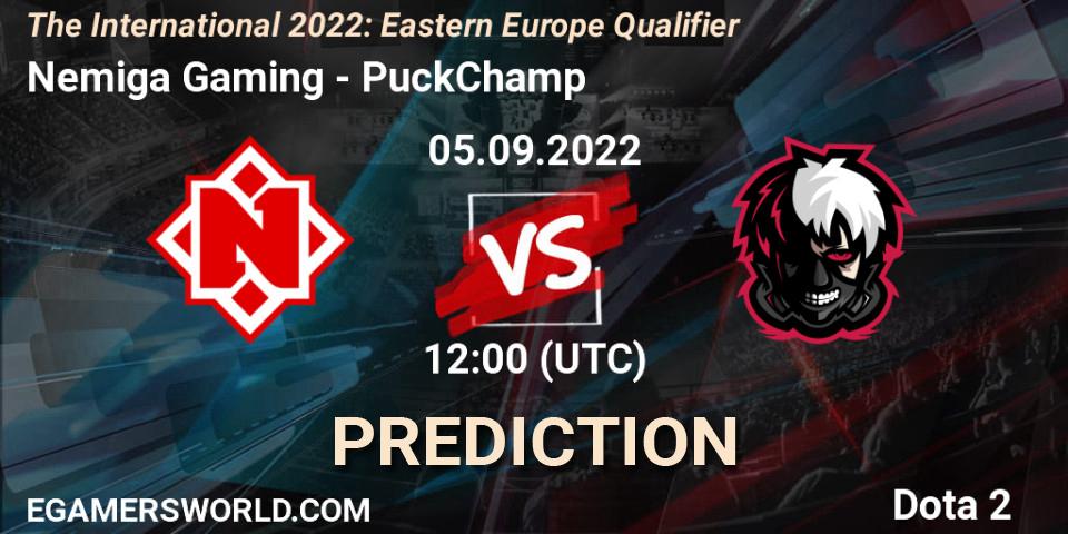 Nemiga Gaming vs PuckChamp: Betting TIp, Match Prediction. 05.09.2022 at 11:31. Dota 2, The International 2022: Eastern Europe Qualifier