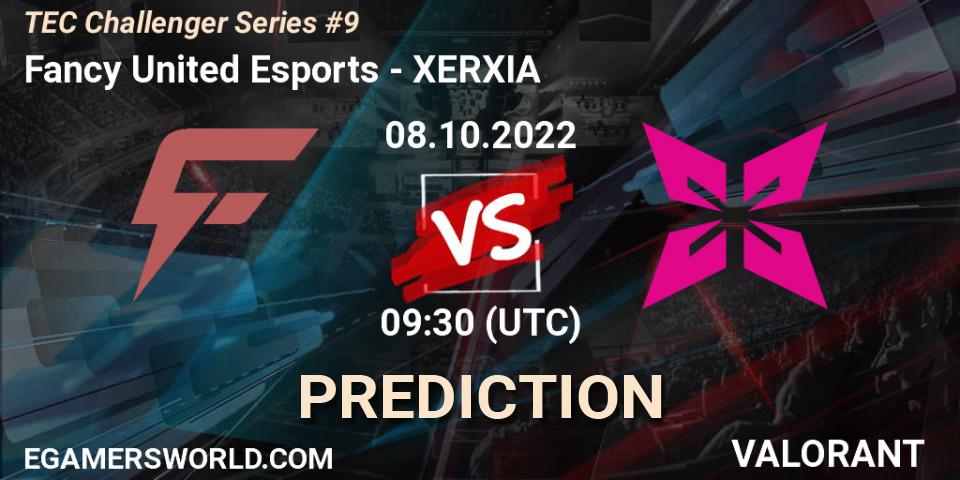 Fancy United Esports vs XERXIA: Betting TIp, Match Prediction. 08.10.2022 at 09:50. VALORANT, TEC Challenger Series #9