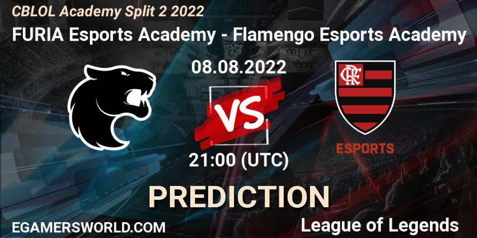 FURIA Esports Academy vs Flamengo Esports Academy: Betting TIp, Match Prediction. 08.08.2022 at 21:00. LoL, CBLOL Academy Split 2 2022