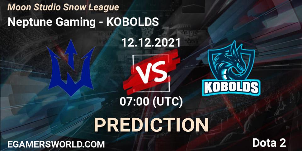 Neptune Gaming vs KOBOLDS: Betting TIp, Match Prediction. 12.12.2021 at 07:06. Dota 2, Moon Studio Snow League