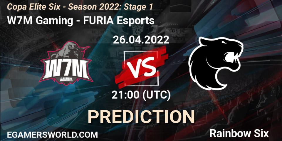 W7M Gaming vs FURIA Esports: Betting TIp, Match Prediction. 26.04.22. Rainbow Six, Copa Elite Six - Season 2022: Stage 1