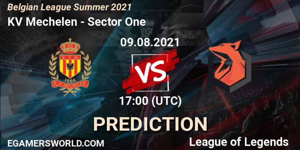 KV Mechelen vs Sector One: Betting TIp, Match Prediction. 09.08.2021 at 17:00. LoL, Belgian League Summer 2021