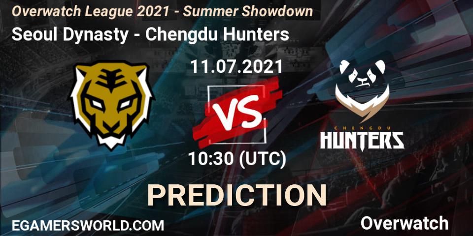 Seoul Dynasty vs Chengdu Hunters: Betting TIp, Match Prediction. 11.07.2021 at 10:30. Overwatch, Overwatch League 2021 - Summer Showdown