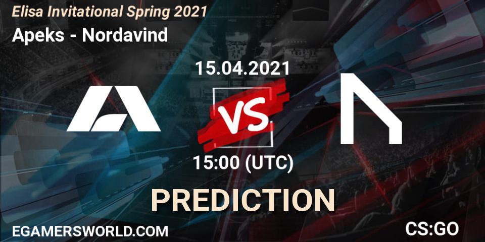 Apeks vs Nordavind: Betting TIp, Match Prediction. 15.04.21. CS2 (CS:GO), Elisa Invitational Spring 2021
