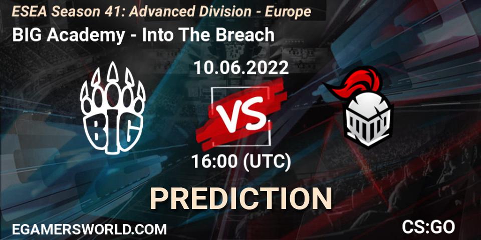 BIG Academy vs Into The Breach: Betting TIp, Match Prediction. 10.06.22. CS2 (CS:GO), ESEA Season 41: Advanced Division - Europe