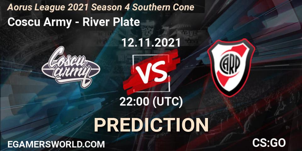 Coscu Army vs River Plate: Betting TIp, Match Prediction. 12.11.21. CS2 (CS:GO), Aorus League 2021 Season 4 Southern Cone