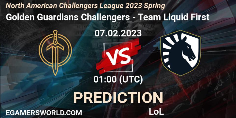 Golden Guardians Challengers vs Team Liquid First: Betting TIp, Match Prediction. 07.02.23. LoL, NACL 2023 Spring - Group Stage