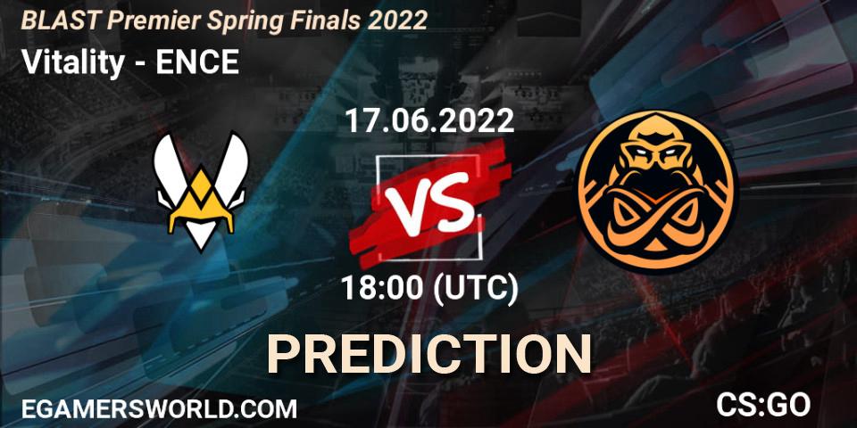 Vitality vs ENCE: Betting TIp, Match Prediction. 17.06.22. CS2 (CS:GO), BLAST Premier Spring Finals 2022 