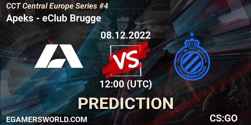 Apeks vs eClub Brugge: Betting TIp, Match Prediction. 08.12.22. CS2 (CS:GO), CCT Central Europe Series #4