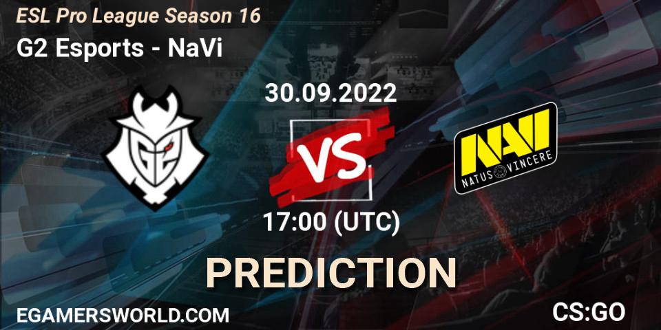 G2 Esports vs NaVi: Betting TIp, Match Prediction. 30.09.22. CS2 (CS:GO), ESL Pro League Season 16