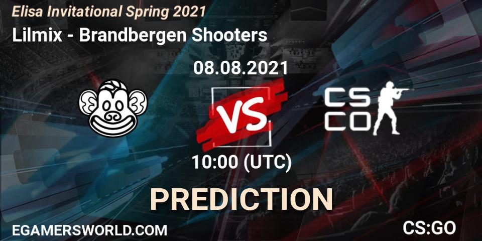 Lilmix vs Brandbergen Shooters: Betting TIp, Match Prediction. 08.08.21. CS2 (CS:GO), Elisa Invitational Fall 2021 Sweden Closed Qualifier