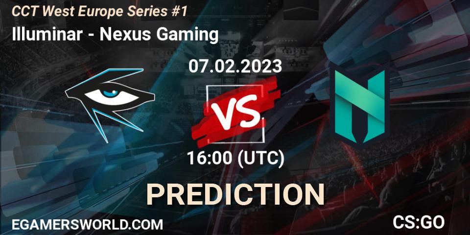 Illuminar vs Nexus Gaming: Betting TIp, Match Prediction. 07.02.23. CS2 (CS:GO), CCT West Europe Series #1
