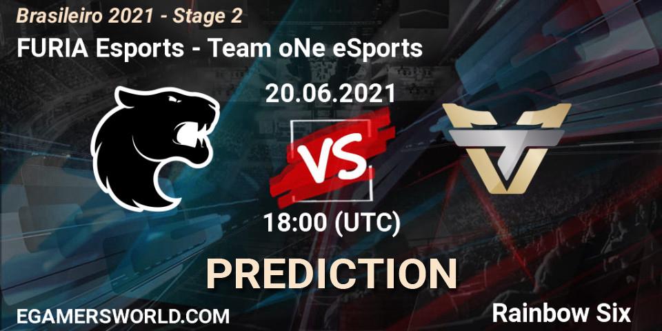 FURIA Esports vs Team oNe eSports: Betting TIp, Match Prediction. 20.06.2021 at 18:00. Rainbow Six, Brasileirão 2021 - Stage 2