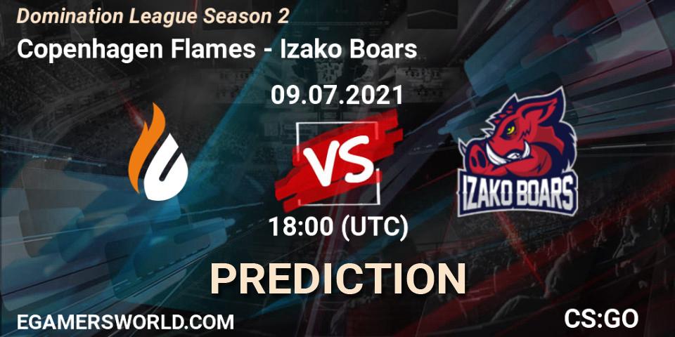 Copenhagen Flames vs Izako Boars: Betting TIp, Match Prediction. 09.07.21. CS2 (CS:GO), Domination League Season 2