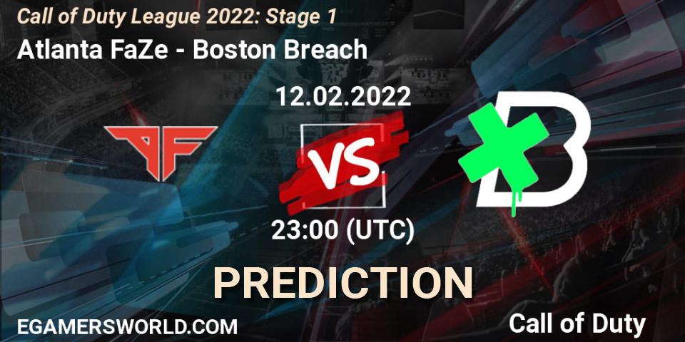 Atlanta FaZe vs Boston Breach: Betting TIp, Match Prediction. 12.02.2022 at 23:00. Call of Duty, Call of Duty League 2022: Stage 1